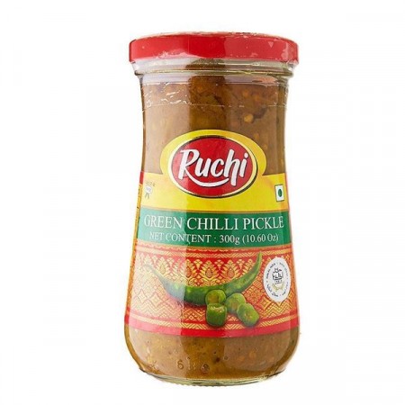 RUCHI GREEN CHILLI  PICKLE-300GM